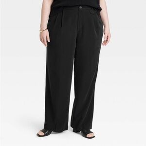 -408 NWT A New Day Women's High-Rise Baggy Trousers - Size: 26